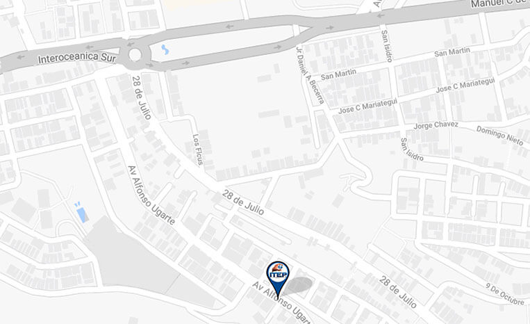Mapa de Escuela de Conductores Grupo Itep